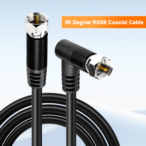 <span class=keywords><strong>Cable</strong></span> Coaxial RG6 Negro para HDTV, <span class=keywords><strong>Internet</strong></span> de Alta Velocidad y Banda Ancha Satelital - <span class=keywords><strong>Cable</strong></span> de Antena de <span class=keywords><strong>TV</strong></span> Duradero de Baja Pérdida - Product Image 2