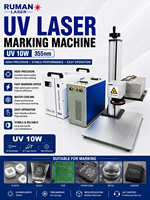Mesin Penanda Laser UV 10W JPT 355nm untuk Plastik, Kaca, PCB, dan Casing Ponsel