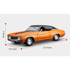 Modellino in Scala 1:18 <span class=keywords><strong>Maisto</strong></span> 1971 SS454 Sport Coupé, Auto d'Epoca in Lega Pressofusa, Giocattolo per Bambini - Product Image 6