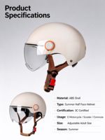 Casque demi-face YQH pour l'été, Surron Ultra Bee ABS 3C réglable, moto électrique