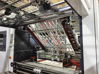 Machine à plastifier flûte en carton ondulé avec fonction de réglage rapide
