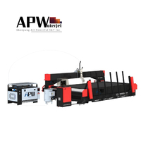 Machine de découpe CNC à jet d'eau 5 axes haute pression haute précision avec moteur et pompe certifiés CE pour la découpe de pierre, marbre, granit et carrelage