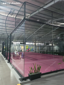 Cancha <span class=keywords><strong>de</strong></span> Pádel <span class=keywords><strong>de</strong></span> Lujo <span class=keywords><strong>de</strong></span> Alta Calidad <span class=keywords><strong>para</strong></span> Exteriores e Interiores, Canchas <span class=keywords><strong>de</strong></span> Pádel Panorámicas Completas, Gran Oferta 2026 - Product Image 5