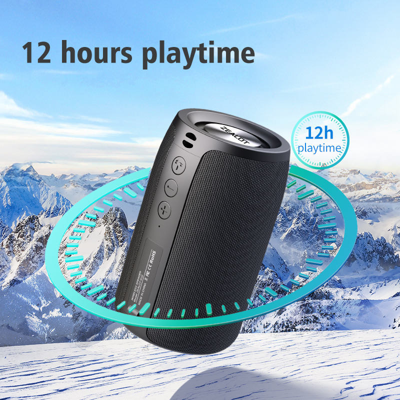 ZEALOT S32 1800mAh Fabric Portable Speaker Zealot S32 Waterproof 5W Power Outdoor Bluetooth Wireless Speaker · image 3