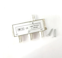 Adaptateur de conversion d'antenne 1G en alliage de zinc et ABS, répartiteur TV un-vers-trois, connecteur 5-1000 MHz