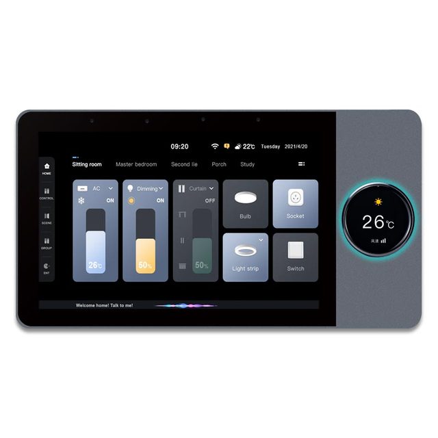 High Quality Wall Amplifier Smart Home Touch Panel Control Panel Tuya Gateway