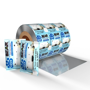 Cấp thực phẩm PE nhựa nhiều lớp gói đóng gói cuộn phim tùy chỉnh in Snack <span class=keywords><strong>Biscuit</strong></span> nhôm mềm độ ẩm bằng chứng công nghiệp - Product Image 2