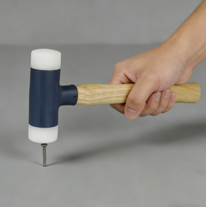 Martelli per Installazione con Testa in Nylon, Manico in Legno <span class=keywords><strong>di</strong></span> Faggio, Colonne in Acciaio Integrate e Testa del Martello Fissa e Sostituibile - Product Image 3