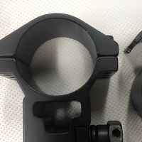 Support de lunette étroit à 3 broches de 30 mm et 25,4 mm avec pince de fixation en queue d'aronde