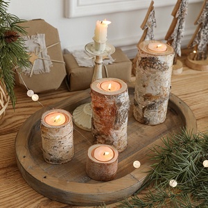 Rắn Gỗ Giáng Sinh Nến Chủ Thanh Lịch Kỳ Nghỉ Trang Trí Nội Thất Cho Đám Cưới Hương Thơm <span class=keywords><strong>Container</strong></span> Giữ Cốc Cho Ánh Nến Bữa Ăn Tối - Product Image 6