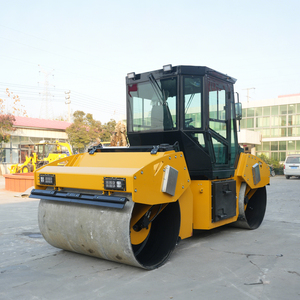 Ağır hizmet tipi çift tamburlu titreşimli yol silindiri çok yönlü yol silindiri makinesi dayanıklı mini yol silindiri güçlü gövde - Product Image 2