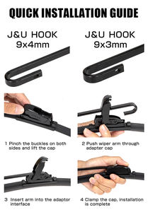 Lame d'essuie-glace MU-15h MASUMA Auto Parts & Accessories 76630-T6A-J02 8250A769 76630-TZA-J01 pour HONDA FIT HYBRID GR1 - Product Image 6