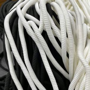 Cordon en polyester tressé noir et blanc de 5 mm pour vêtements, lacets, cordon personnalisé de 5 mm pour poignée de sac - Product Image 3