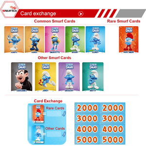 Machine d'arcade à monnayeur SMURF CE EMC pour salle <span class=keywords><strong>de</strong></span> jeux, jeu <span class=keywords><strong>de</strong></span> rédemption <span class=keywords><strong>de</strong></span> tickets, pour lieux <span class=keywords><strong>de</strong></span> divertissement - Product Image 4