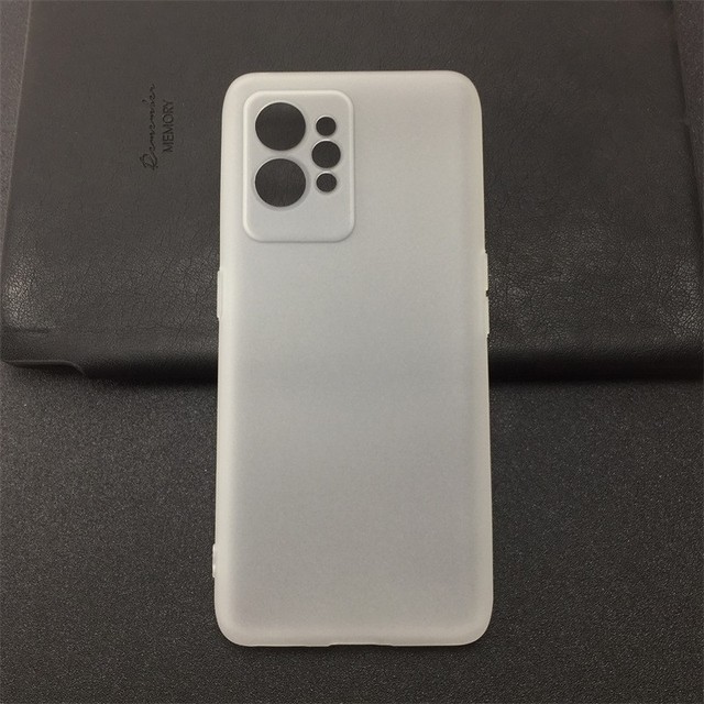 Manufacturer Wholesale Matte TPU Cases Soft Frosted Back Cover Silicone Mobile Phone Case for OPPO Realme GT2 Pro Black