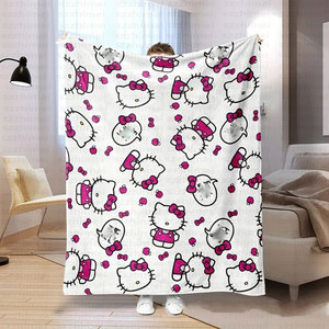 Mới Nhất Tốt Nhất Bán Thiết Kế Dễ Thương Phim Hoạt Hình Phim Hoạt Hình Bé Trẻ Em Trẻ Em Ném Chăn Mùa Đông Mềm Ấm Fluffy Flannel Chăn - Product Image 4