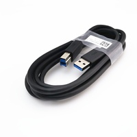 Kabel Transfer Data & Pencetakan Port Persegi Kecepatan Tinggi Tembaga Berlapis USB3.0 untuk Printer, Mesin Fotokopi, Hard Disk Mobile
