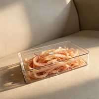 Boîtes rectangulaires plates en plastique transparent de qualité alimentaire, épaisses, réutilisables, pour divers aliments, pain, gâteaux, vente en gros