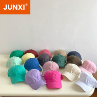 Casquette de baseball vintage en coton uni à profil bas non structurée, personnalisable avec logo, en gros