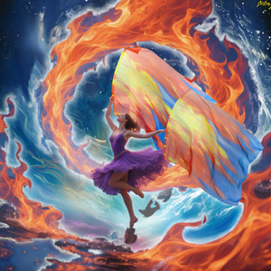 Abbigliamento da donna per la Performance del Festival di lode della chiesa spettacoli di <span class=keywords><strong>arte</strong></span> del palcoscenico adorano bandiere da ballo in Chiffon - Product Image 2