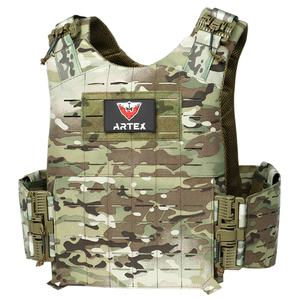 Wear-resistant AV-8130 1000D Polyester <b>Tactical</b> <b>Vest</b> Quick Release Plate Carrier with Zipper Closure Waterproof - Product Image 2