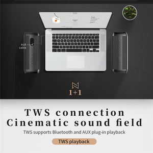 60 Wát DSP cao cấp vải xách tay không dây loa stereo, 360 độ surround âm thanh IPX7 không thấm nước cho Đảng, nhà, ngoài trời, S6 - Product Image 6