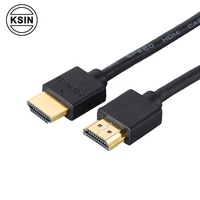 Câble HDMI Ultra fin, 1080P/2160P, 4K, Flexible et Ultra fin, pour prise en charge de carte mère, livraison depuis les clients