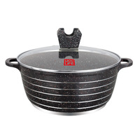 Ensemble de casseroles UCC LIFE Line 10 pièces, antiadhésif, avec casserole, marmite, poêle à frire profonde, design américain/minimaliste et ustensiles