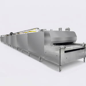 GELGOOG High Productivity New Condition Stainless Steel Conveyor Belt <b>Biscuit</b> Tunnel Pizza Oven with Gas Heating - Product Image 1