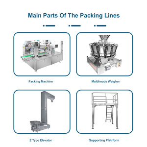 Máquina Automática de Envasado al Vacío con Bolsas Preformadas Doypack, para Patas de Pollo, Alimentos Congelados, Bolas de Carne, Pescado y Camarones - Product Image 4