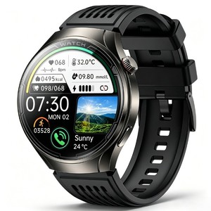 สมาร์ทวอทช์ 1.85 นิ้ว AMOLED 5G รองรับการโทร วัดอัตราการเต้นของหัวใจ กล้อง HD กันน้ำ IP67 แม่เหล็ก OEM และรองรับการขายแบบดรอปชิปปิ้ง - Product Image 1