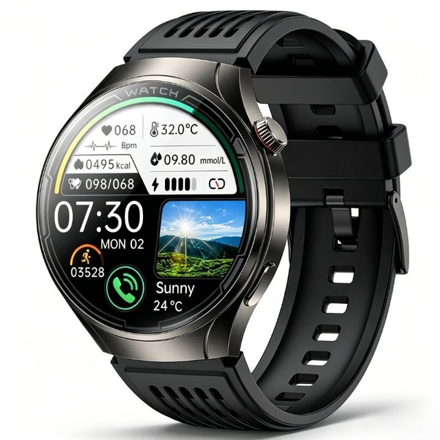 Smart Watch 1.85'' AMOLED 5G for Call Heart Rate & Sleep Tracker HD Camera IP67 Waterproof Magnetic OEM Dropshipping Supported