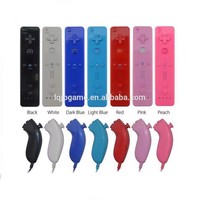 Manette de jeu sans fil 2 en 1 pour Nintendo Wii Télécommande Nunchuck Joypad Manette de jeu pour manette Wii