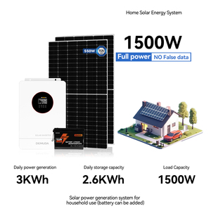 ระบบพลังงานแสงอาทิตย์แบบไฮบริดครบชุดใหม่ ขนาด 1kw 2kw 3kw 5kw 8kw 10kw ระบบโซลาร์เซลล์แบบออฟกริดสำหรับใช้ในบ้าน - Product Image 3