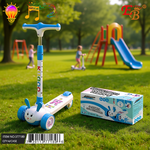 Trottinette électrique Kugoo pour enfants, 3 roues, 36V 250W, avec lumières et sons, pliable, en acier et PU, pour enfants de 3 à 6 ans - Product Image 2