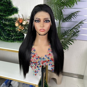 SDD 13x4 Vietnam Bone Straight Frontal Bob <b>Wig</b> 100% <b>Human</b> Hair Glueless <b>Wig</b> Super Double Drawn - Product Image 1