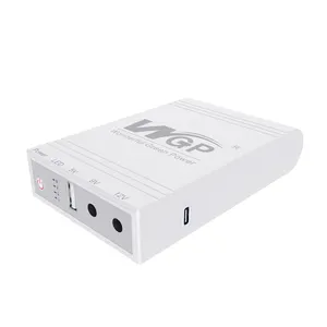 WGP Type-c portable mini ups dc12v mini ups WiFi Power 10400mAh USB Mini 12V 9V 5V DC UPS for wifi router