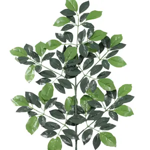 XRFZ plant leaves UV rich leaf five branches money indoor and outdoor maple ficus wholesale