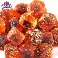 Holeywood 5g liquide centre mandarine aromatisé bonbons mous fruité délicieux morceaux dans un sac d'emballage