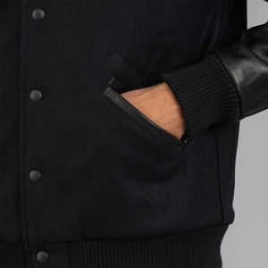 Dernière Mode Hiver Blouson Teddy Col Montant Chauffant à Température Réglable Manches Longues en Cuir Haute Qualité Homme Vente en Ligne - Product Image 5