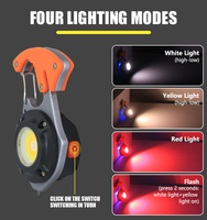Portable Mini COB travail lumière multi-fonction Dimmable porte-clés étanche Camping en plein air réparation lampe de poche en gros