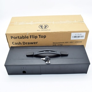 Tiroir-<span class=keywords><strong>caisse</strong></span> à charnière réglable avec interface RJ12, 8 compartiments à pièces, 6 compartiments à billets, modèle C170-B, 12V/24V, 3 positions - Product Image 5