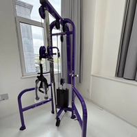 Appareil de musculation professionnel multifonctionnel à poulie double réglable avec sélection de charge par broche