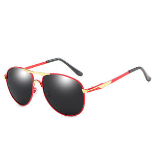 Gafas de sol polarizadas para hombre, gafas de <span class=keywords><strong>sapo</strong></span> de doble haz de Metal, gafas de sol para conducir, moda, pesca, protección UV para 2024 - Product Image 5