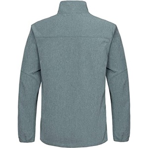 Chaquetas Softshell para hombres color azul cielo chaquetas de alta calidad color completo elegante nuevo diseño Para transpirable - Product Image 2