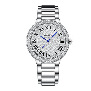 Luxury <b>Wristwatch</b> for Women Stainless Steel case Rhinestones Quartz Watch Business casual mechanical watches Luminous men watch - Product Image 2
