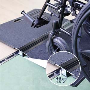 KMINA K10072 Rampa Pieghevole in Alluminio per Sedia a Rotelle con Superficie Antiscivolo - Product Image 5