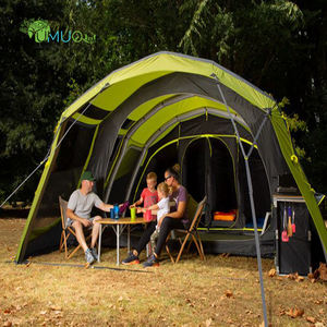 Yumuq <span class=keywords><strong>6</strong></span> personnes grande <span class=keywords><strong>tente</strong></span> de Camping gonflable pour la famille, <span class=keywords><strong>tente</strong></span> de luxe en coton imperméable à l'air avec 2 chambres à coucher - Product Image 6