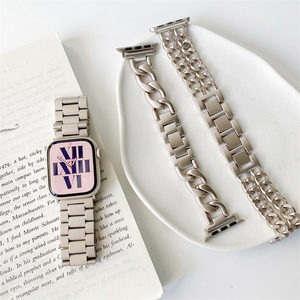 Milanese-<span class=keywords><strong>reloj</strong></span> inteligente para hombre y mujer, pulsera de <span class=keywords><strong>malla</strong></span> de Metal y acero inoxidable con correa Starlight para <span class=keywords><strong>Apple</strong></span> <span class=keywords><strong>Watch</strong></span> serie 8 7, 2023 - Product Image 6