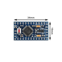 Pro Mini Development Board 3.3V 5V ATMEGA328 ATMEGA328P ATMEGA328PB Modul Papan Pengembangan MCU yang Ditingkatkan untuk Arduino